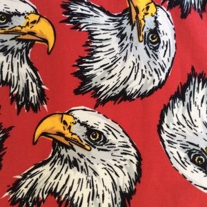 New LuLaRoe Leggings! Red Eagle! OS